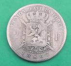 1867 2 francs FR Léopold 2, Verzenden, Zilver, Losse munt, Zilver