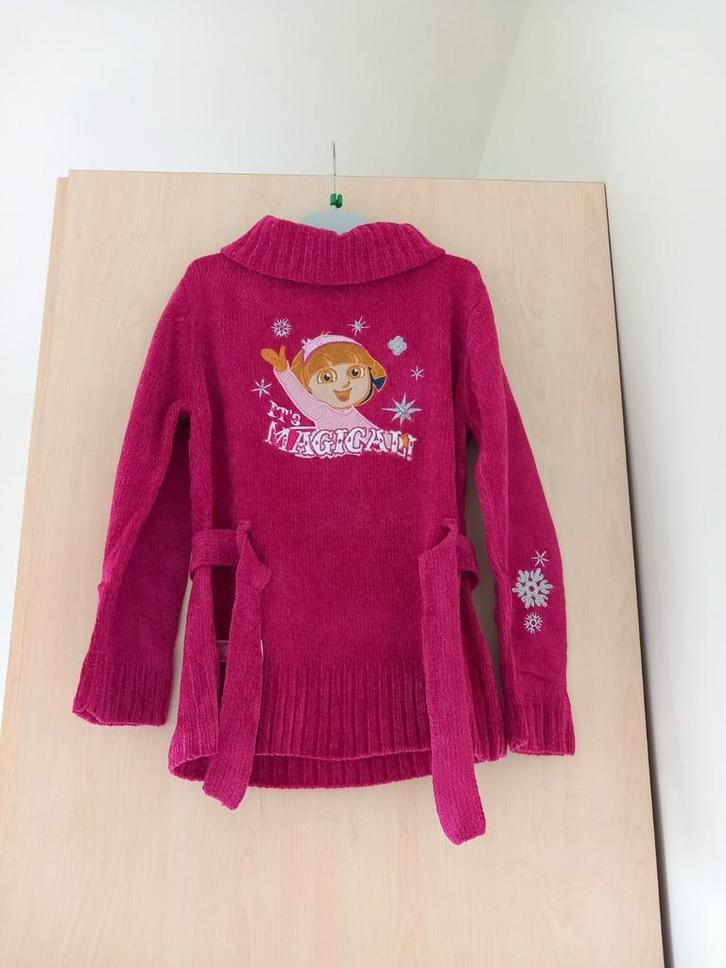 Warm Dora kleedje maat 128, als nieuw, Kinderen en Baby's, Kinderkleding | Maat 128, Zo goed als nieuw, Meisje, Jurk of Rok, Ophalen of Verzenden