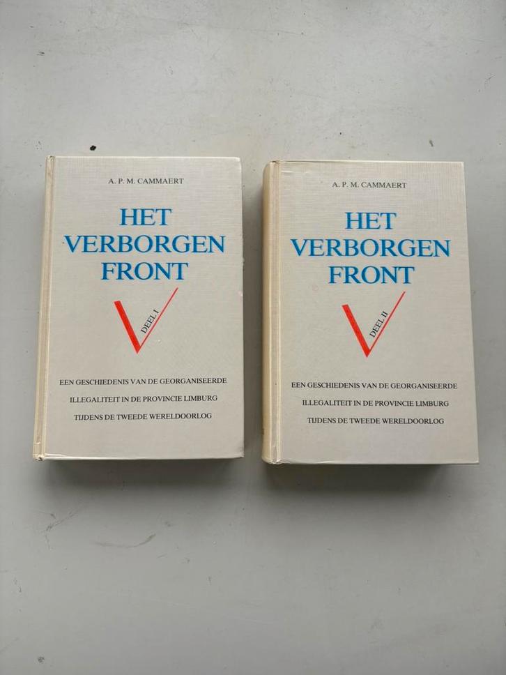(i) Het Verborgen Front – Deel I & II –A.P.M. Cammaert (set), Boeken, Oorlog en Militair, Zo goed als nieuw, Tweede Wereldoorlog