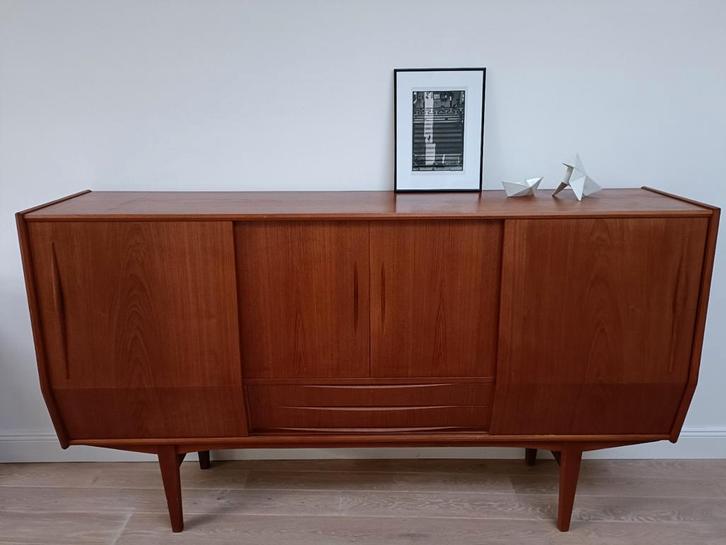 Buffet coktail Danois, Huis en Inrichting, Kasten | Dressoirs, Gebruikt, Teakhout, Ophalen