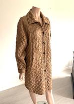 J&L Paris Licht Gewatteerde Jas   Italy Luxe & Comfort, Maat 38/40 (M), Bruin, J&L Paris, Ophalen of Verzenden