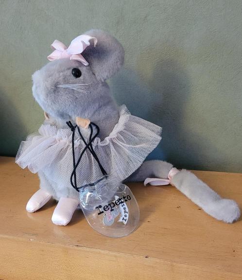 Vintage jaren '80 REPETTO ballerina muis+ pins "Petit rat, Verzamelen, Beren en Cherished Teddies, Zo goed als nieuw, Overige typen