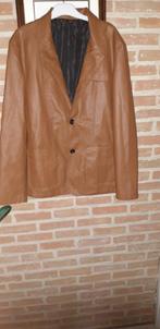 Bruine lederen  vest  nieuw, Kleding | Heren, Ophalen of Verzenden, Nieuw, Maat 52/54 (L), Bruin