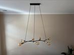 Nordlux Hanglamp – 7 lichtpunten, zwart/messing – topstaat, Ophalen, Zo goed als nieuw