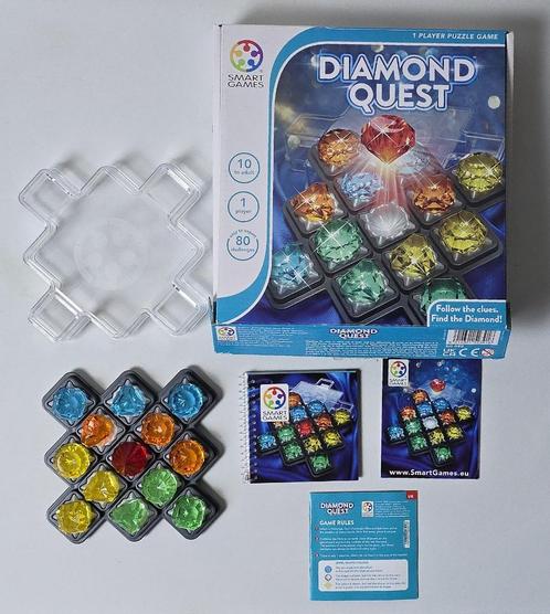 SPEL - SMART GAMES - DIAMOND QUEST - 1 speler, Kinderen en Baby's, Speelgoed | Educatief en Creatief, Zo goed als nieuw, Ophalen of Verzenden