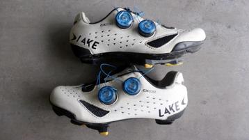 Fietsschoenen Lake CX238 wit 36, Fietsen en Brommers, Gebruikt, Heren, Schoenen, Ophalen of Verzenden