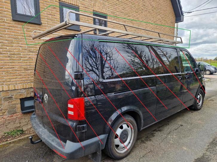 VW Tranporter L2 inox Dakrek / Porte bagage / imperiaal, Auto diversen, Bagagerekken, Zo goed als nieuw, Ophalen