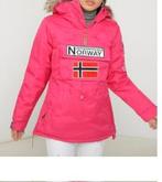 Roze winterjas maat L Geographical Norway., Kleding | Dames, Ophalen of Verzenden, Zo goed als nieuw, Maat 42/44 (L)