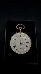 Zwitserse zakhorloge Zeer oude en goed bewaarde, Bijoux, Sacs & Beauté, Montres | Anciennes | Antiquités, Enlèvement, Or, Montre de poche