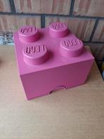 Lego opbergbox Roze + duplo blokken, Enlèvement, Duplo