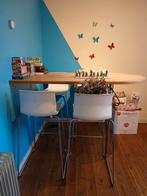 HOGE TAFEL MET 4 STOELEN, Ophalen