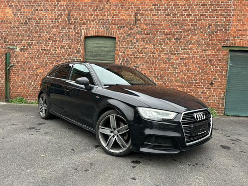 Audi a3 2.0 TFSI, Auto's, Audi, Bedrijf, Te koop, A3, Android Auto, Benzine, Euro 6, Berline, 5 deurs, Automaat, Zwart, Zwart