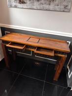 Table d'appoint en bois massif exotique, Maison & Meubles