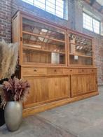 Teak xxl buffetkast/vitrinekast GRATIS LEVERING, Huis en Inrichting, Kasten | Buffetkasten, Ophalen, 200 cm of meer, Landelijk  modern
