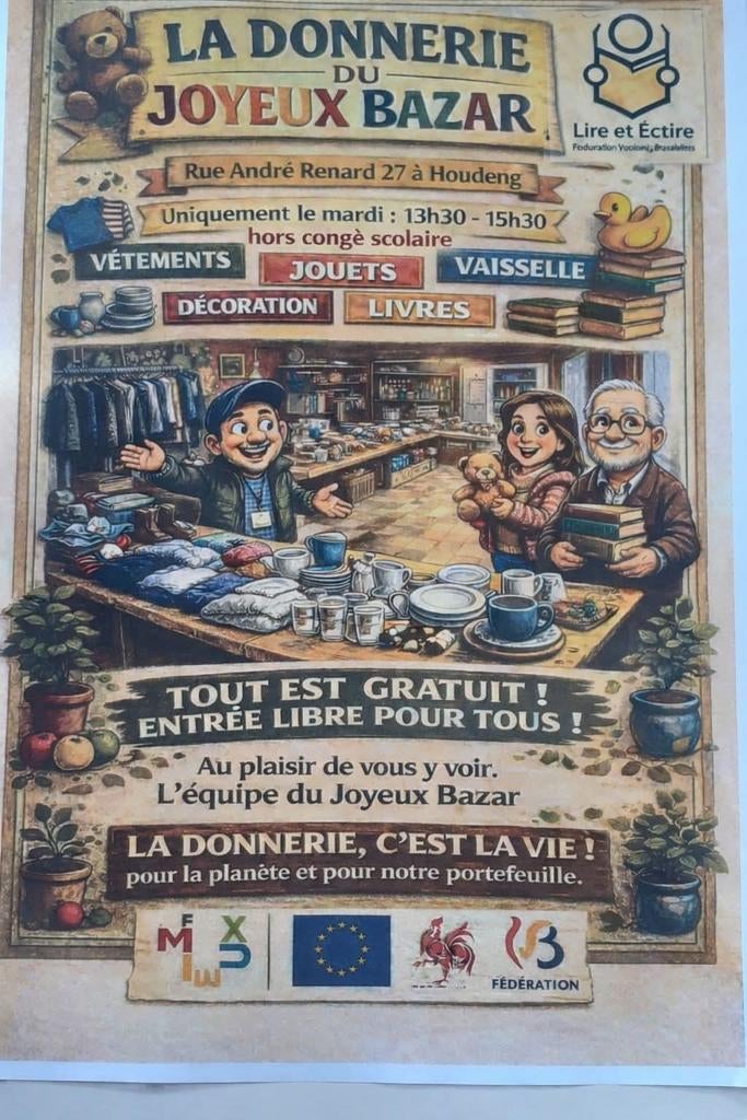 Donnerie a houdeng, Enlèvement