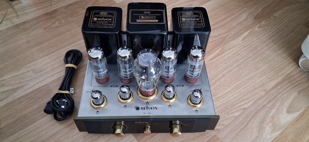 Relyon EL34 vacuum tube amplifier, TV, Hi-fi & Vidéo, Enlèvement