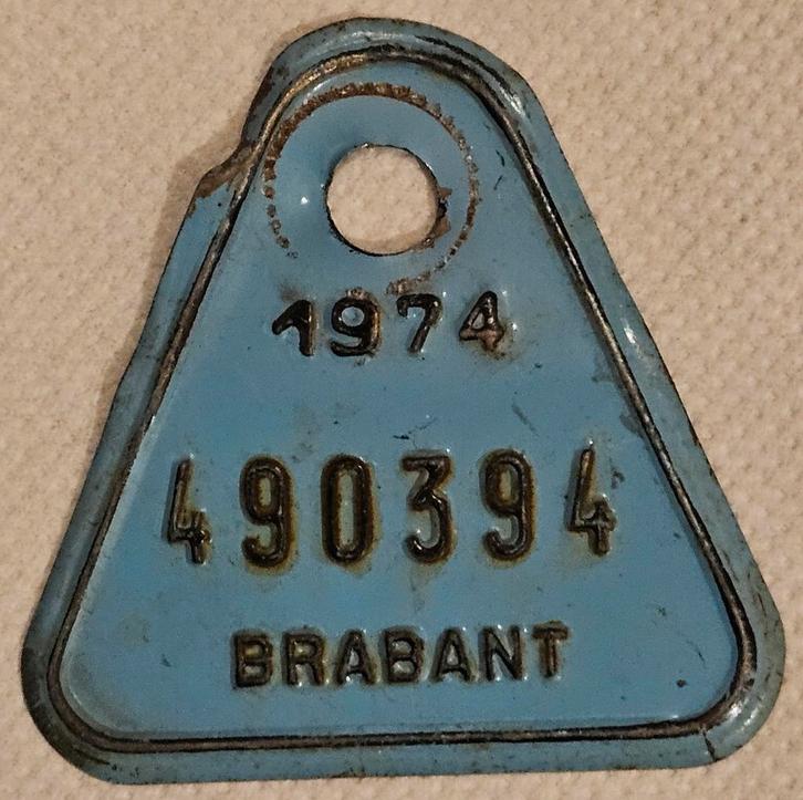 Brabant 1974 fietstaksplaat 490394
Dit is een vi, Verzamelen, Overige Verzamelen, Ophalen of Verzenden