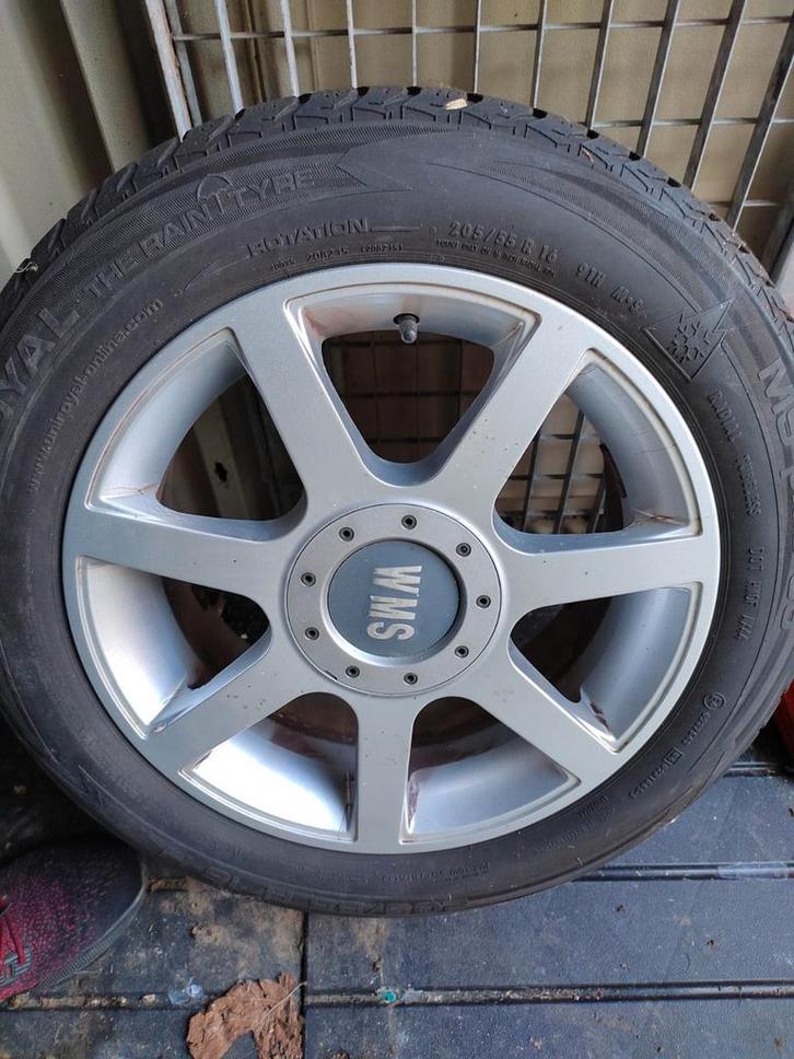 Jantes 16" WMS 5X114,3, Autos : Divers, Pièces de sport automobile, Utilisé, Enlèvement