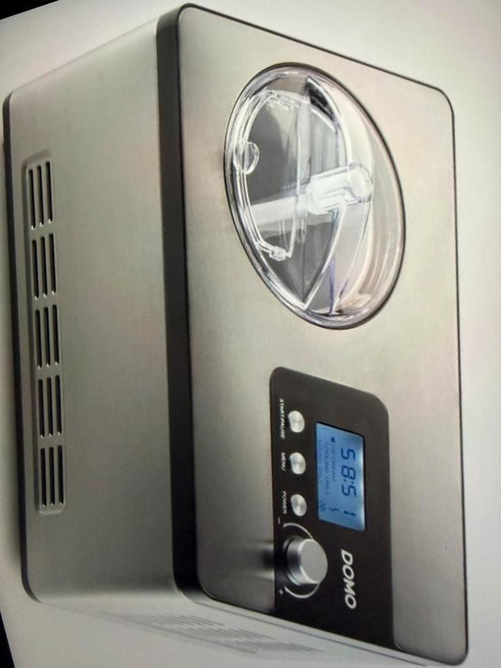 DOMO DO9207I IJsmachine, Elektronische apparatuur, IJsmachines, Zo goed als nieuw, Zelfvriezend, Ophalen