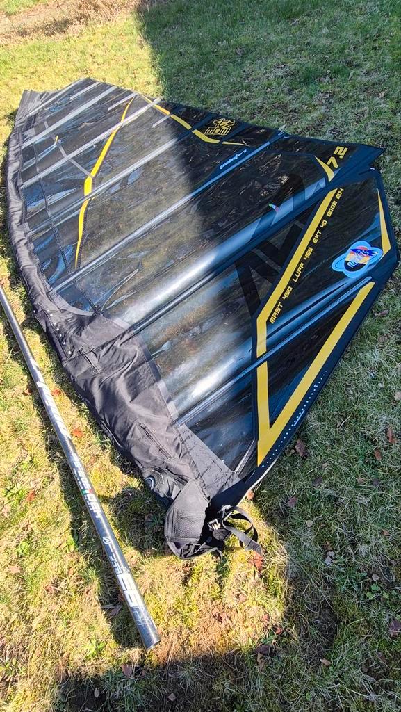 Point-7 AC-Z 7.2 + 430 mast, Watersport en Boten, Windsurfen, Plank, Ophalen