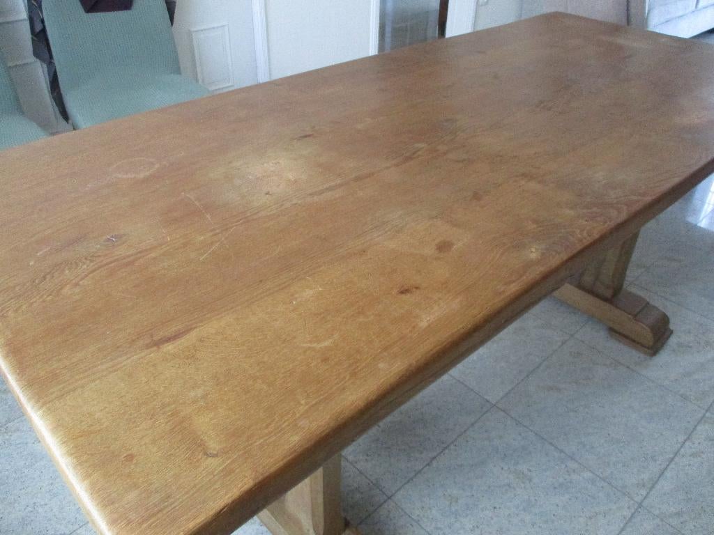 eiken tafel, Ophalen, Gebruikt, Eikenhout, 50 tot 100 cm