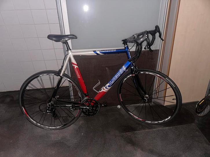 Campagnolo Veloce 10 Speed groepset incl Miche 707 wielen, Fietsen en Brommers, Fietsonderdelen, Gebruikt, Frame, Aluminium, Racefiets