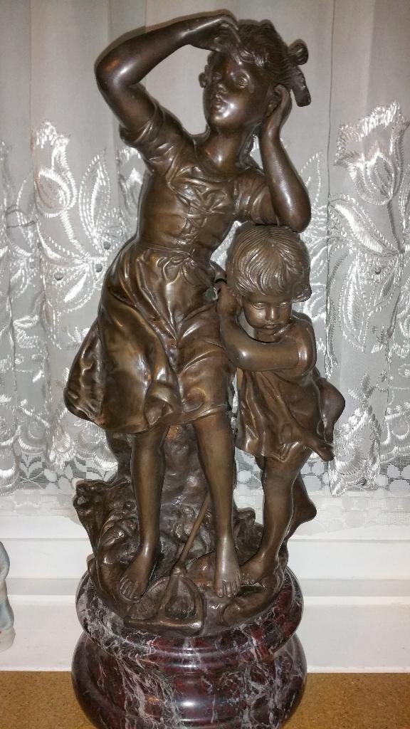 bronzen beeld Moreau, Ophalen, Brons