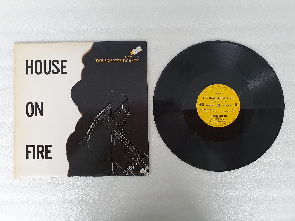 LP The Boomtown Rats - House on Fire, Ophalen of Verzenden, Gebruikt, 12 inch