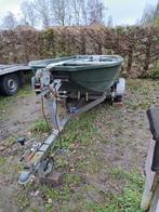 Bateau de pêche Jeanneau Aqua Peche 350 avec remorque vide, Sports nautiques & Bateaux, Enlèvement, Utilisé, Moteur hors-bord