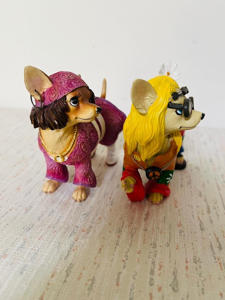 Funky retro hondjes  girl cave decor / kitsch vibe, Verzamelen, Retro, Huis en Inrichting, Ophalen of Verzenden