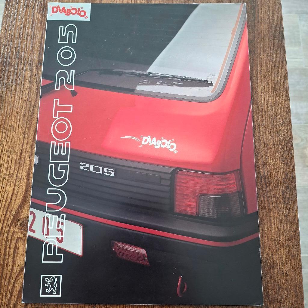 PEUGEOT 205 « Diabolo » 1991, Livres, Autos | Brochures & Magazines, Enlèvement ou Envoi, Neuf, Peugeot