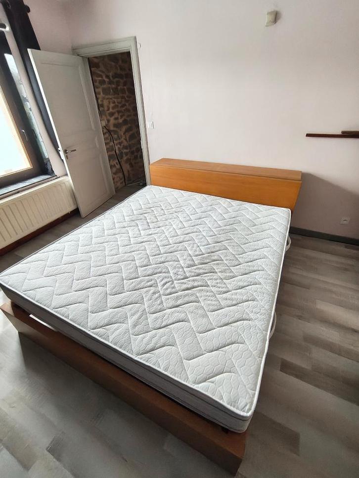 Ensemble Lit Complet (180x200) + Sommiers + Matelas - 300€, Maison & Meubles, Chambre à coucher | Matelas & Sommiers, Utilisé