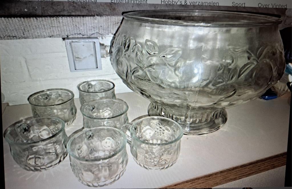 Bol à punch vintage, Enlèvement