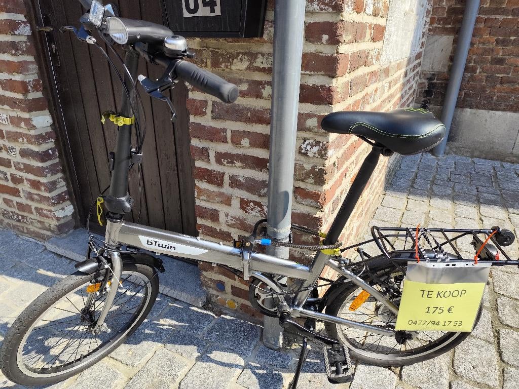 Vouwfiets b'Twin Hoptown, Versnellingen, Zo goed als nieuw, Dames, Ophalen