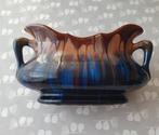 Magnifique jardinière Art Déco Thulin Drip Glaze, L 38 cm, Enlèvement ou Envoi