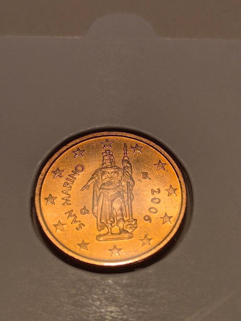 2 cent San Marino 2006 fdc kijk ook de beschrijving, Postzegels en Munten, Munten | Europa | Euromunten, Ophalen, San Marino, 2 cent
