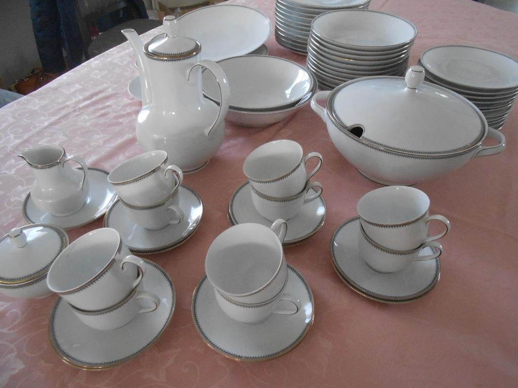 Service en porcelaine Winterling Bavaria Kirchenlamitz 66 pc, Enlèvement