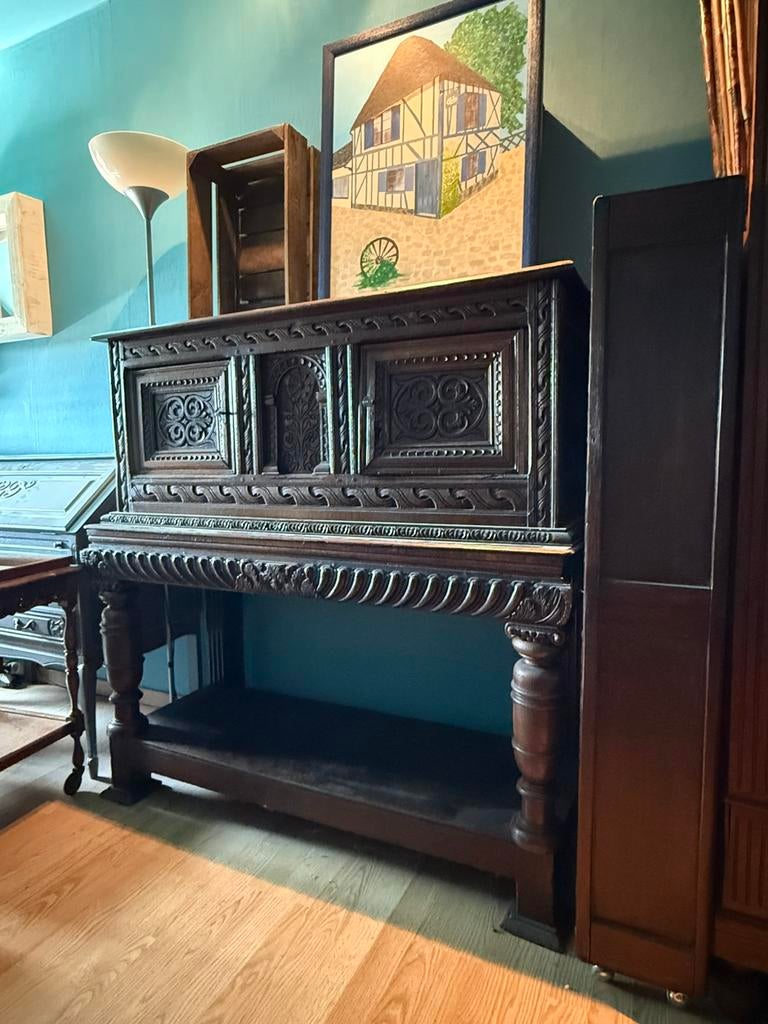 Meuble ancien, Ophalen, Gebruikt, Bruin, Vintage