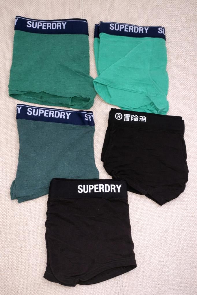 boxer set heren 5 Superdry M, Ophalen of Verzenden, Groen, SuperDry, Boxer