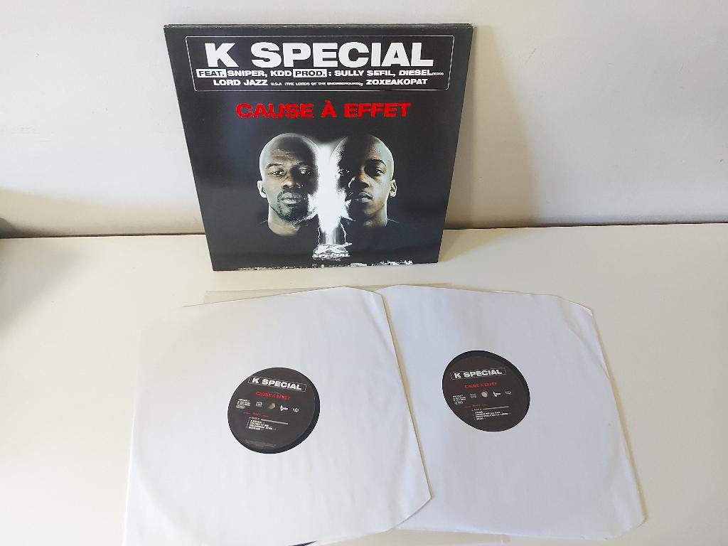 K-Special - Oorzaak en gevolg - Dubbel LP (Rap Fr), Ophalen of Verzenden, 2000 tot heden, Zo goed als nieuw, Overige formaten