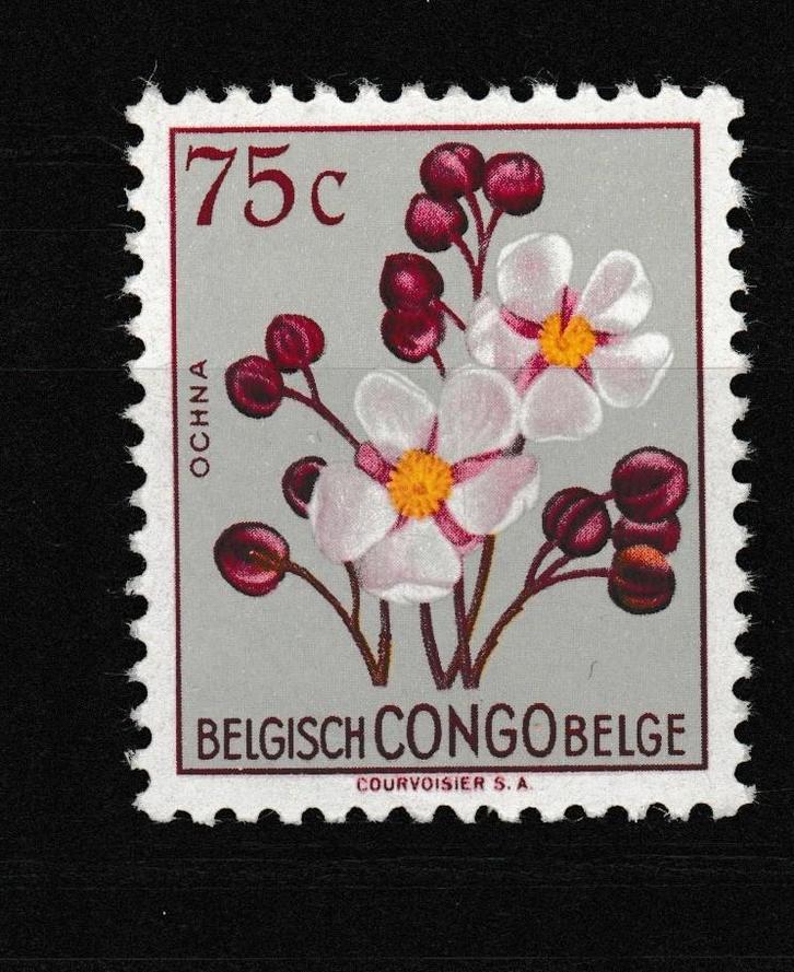 Belgisch Congo 1952 Ochna 75c **, Postzegels en Munten, Postzegels | Afrika, Postfris, Overige landen, Ophalen of Verzenden
