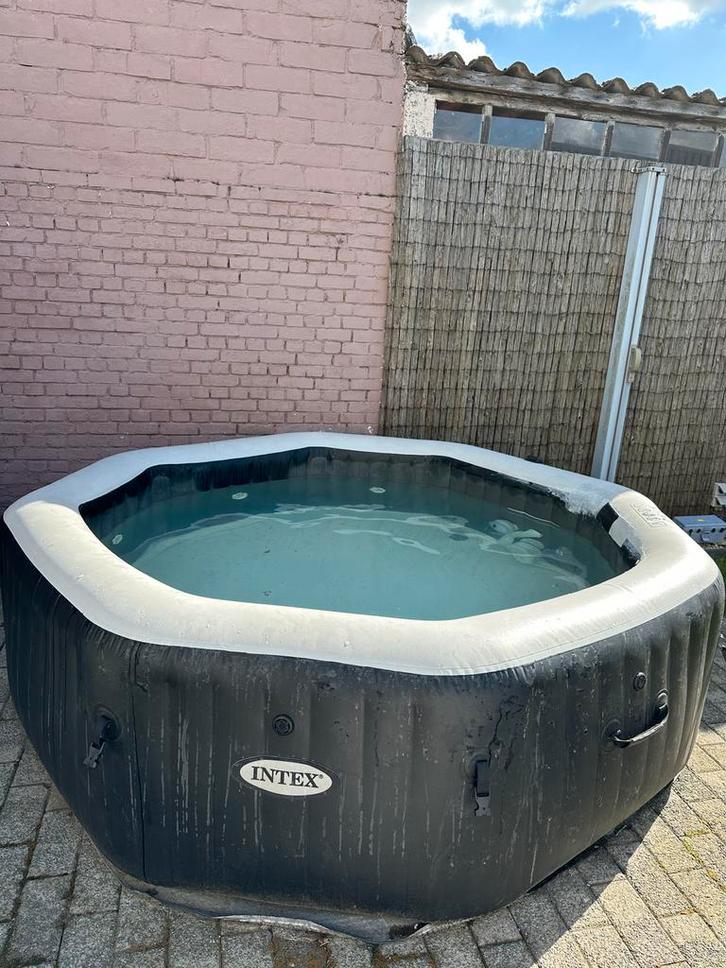 Intex purespa Jet & bubble deluxe octagon 6 pers, Jardin & Terrasse, Bains à remous et Spas, Utilisé, Gonflable, Pompe, Enlèvement