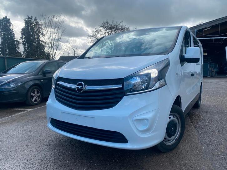 Opel vivaro Dubb cabine 6PL, Auto's, Bestelwagens en Lichte vracht, Bedrijf, Te koop, ABS, Adaptieve lichten, Airbags, Airconditioning