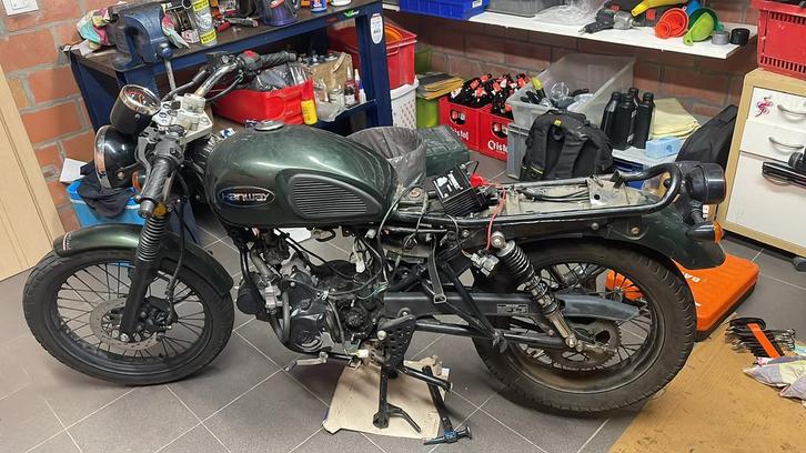 Projet Hanway RAW 50 (mise en page ou pièces), Vélos & Vélomoteurs, Pièces de cyclomoteur | Général, Utilisé, Autres types, Enlèvement