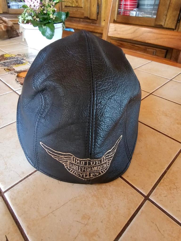 Caquette Harley Davidson femme en cuir, Enlèvement, Casquette