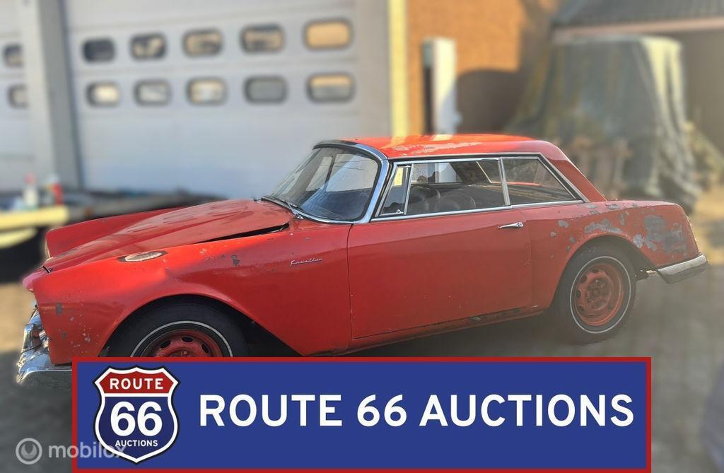 Facel Vega Facellia | 1960 | Route 66 Auctions, Overige merken, Zwart, Bedrijf, Handgeschakeld