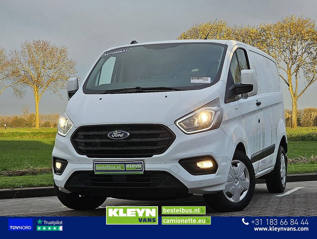 Ford TRANSIT CUSTOM 2.0 L1 Automaat Navi AC!, Autos, Camionnettes & Utilitaires, Achat, Entreprise, Cruise Control, Diesel