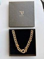 TOV Essentials goudkleurige schakelketting met doos, Handtassen en Accessoires, Kettingen, Ophalen of Verzenden, Zo goed als nieuw