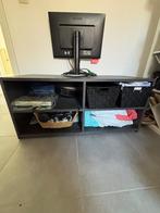 Meuble tv noir, 25 à 50 cm, Moins de 100 cm, Comme neuf, 100 à 150 cm
