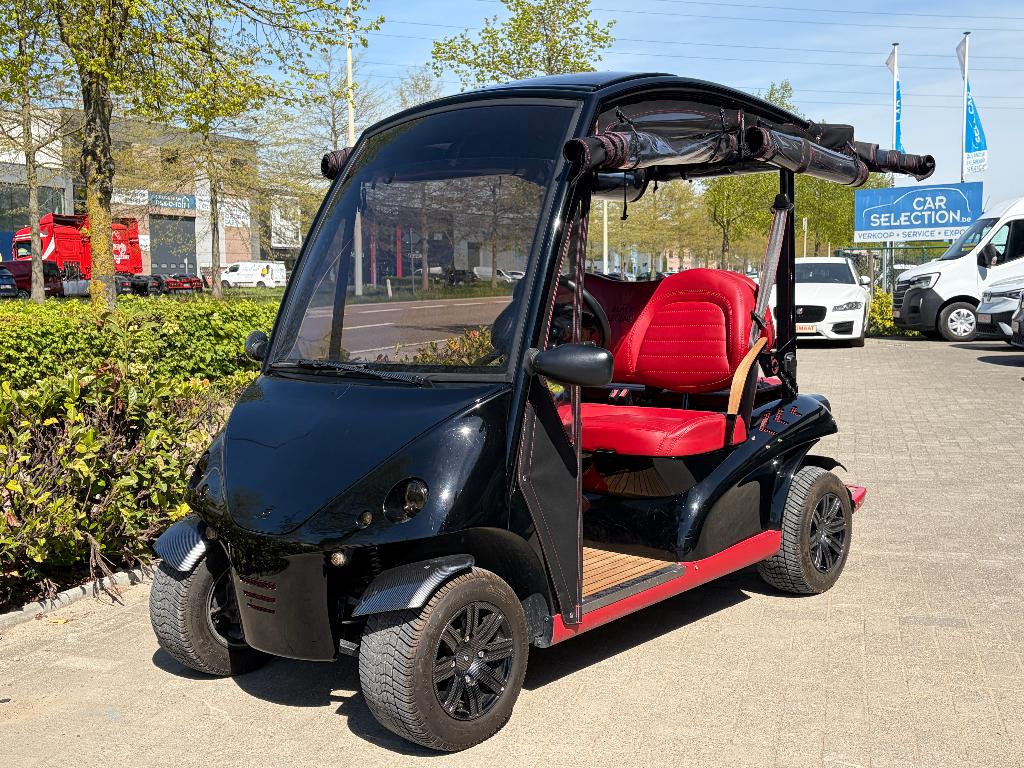 Garia Monaco 2+2 Black Legend avec une nouvelle batterie !, Enlèvement ou Envoi, Comme neuf, Voiturette de golf, Autres marques